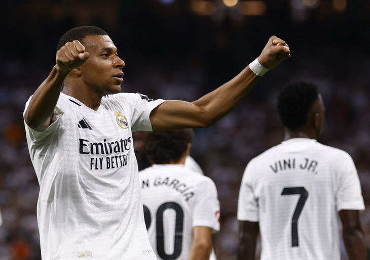 Mbappe 'khai nòng' tại La Liga, Real Madrid giành chiến thắng - Ảnh 1.